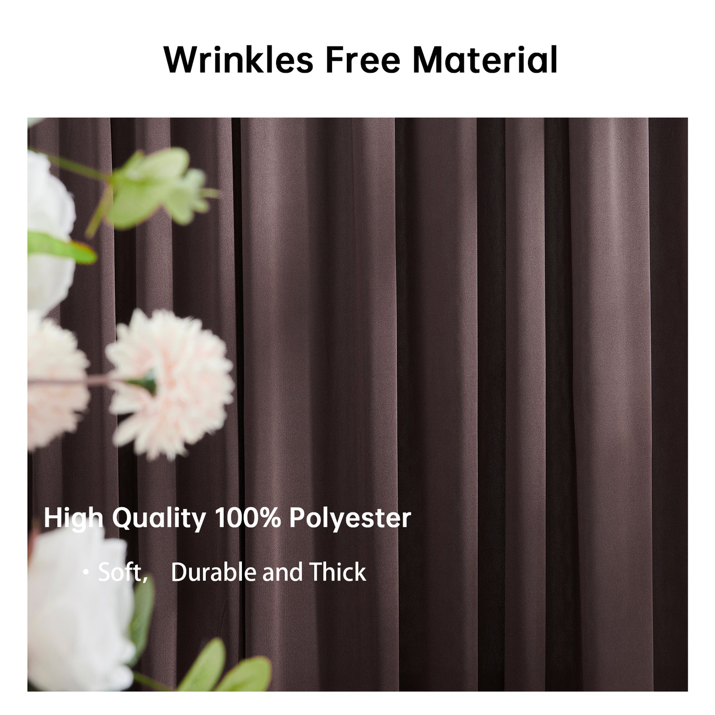 10ft x 10ft Wrinkle Free Backdrop Curtain