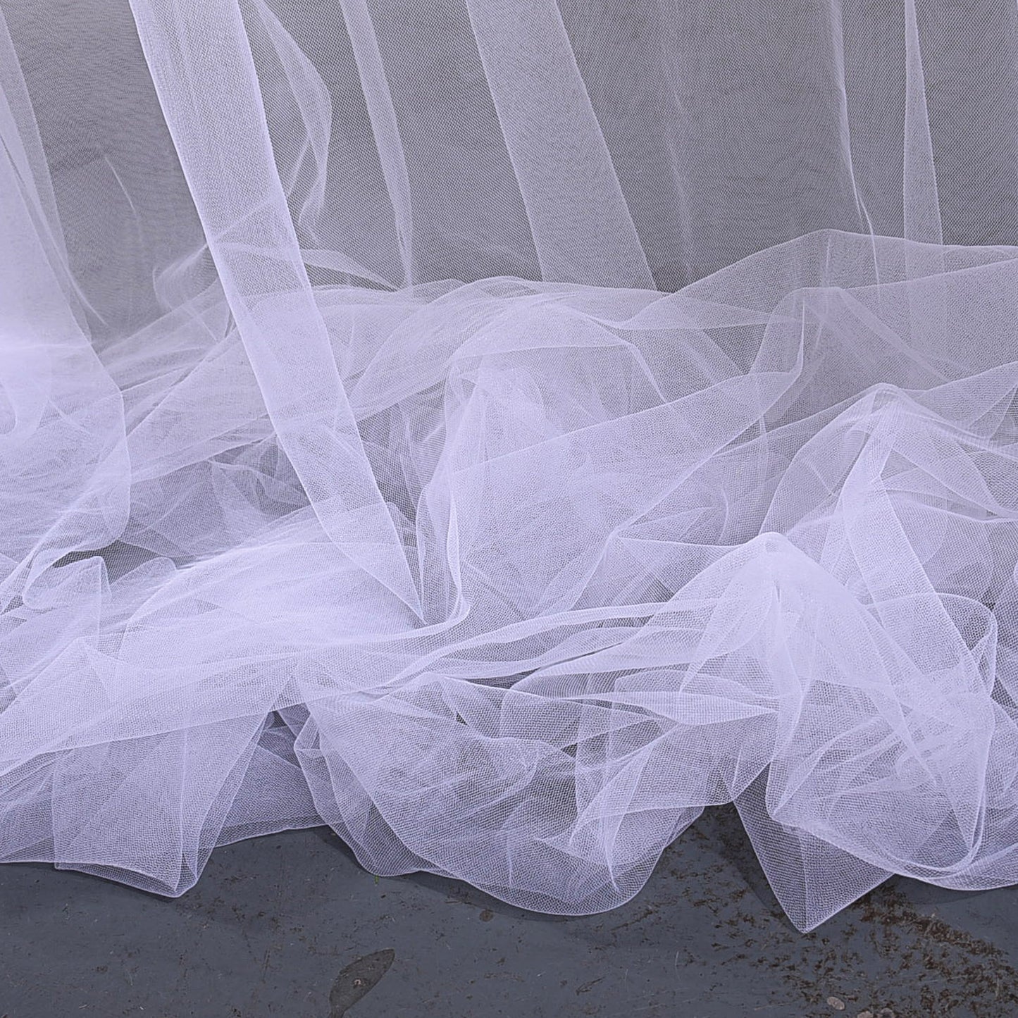 Sheer tulle backdrop