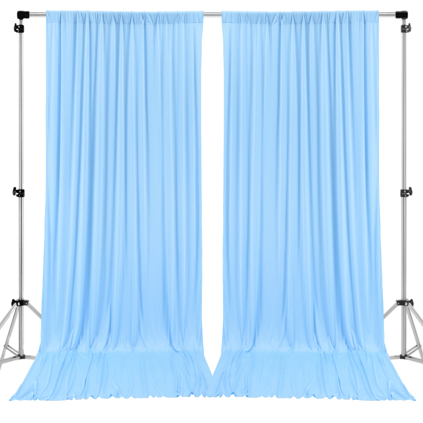 10ft x 10ft Wrinkle Free Backdrop Curtain