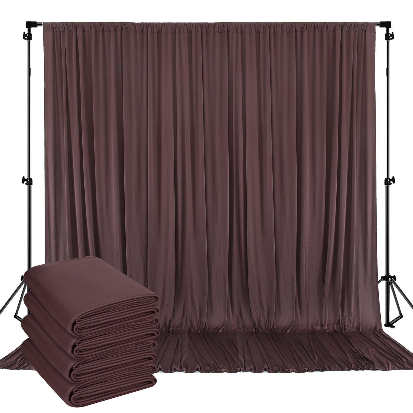 10ft x 10ft Wrinkle Free Backdrop Curtain