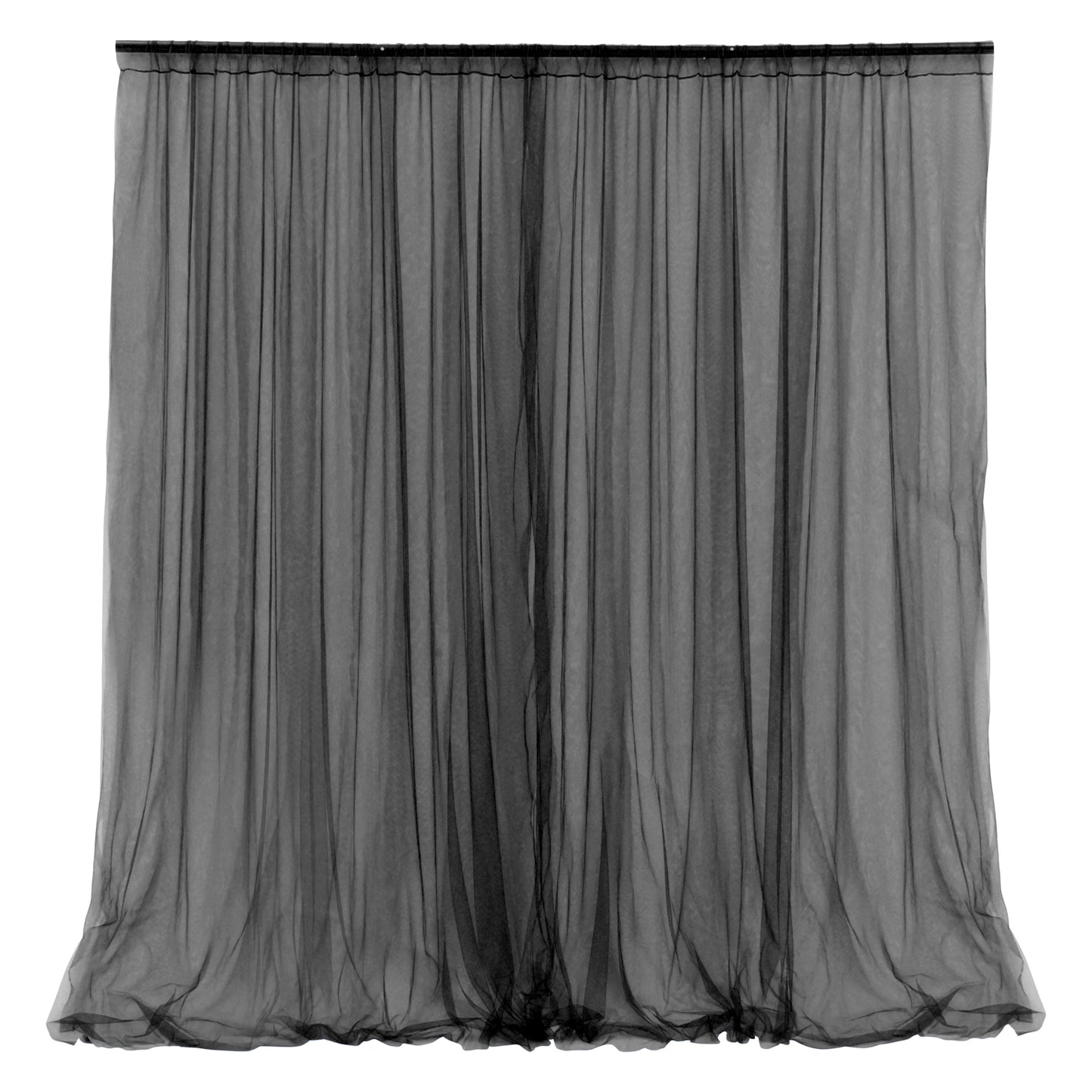 Sheer tulle backdrop