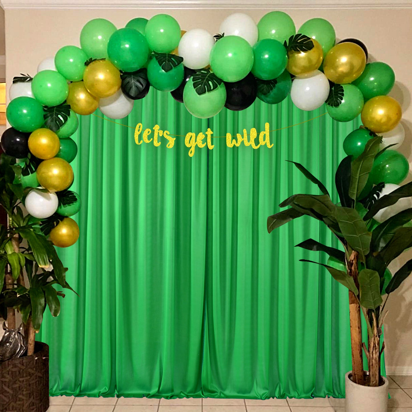 10ft x 10ft Wrinkle Free Backdrop Curtain