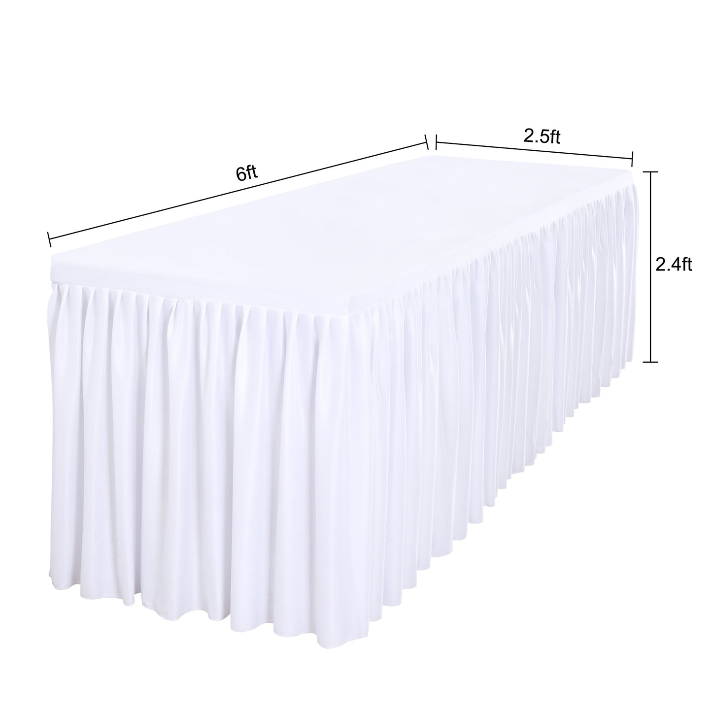 Tablecloth with skirt