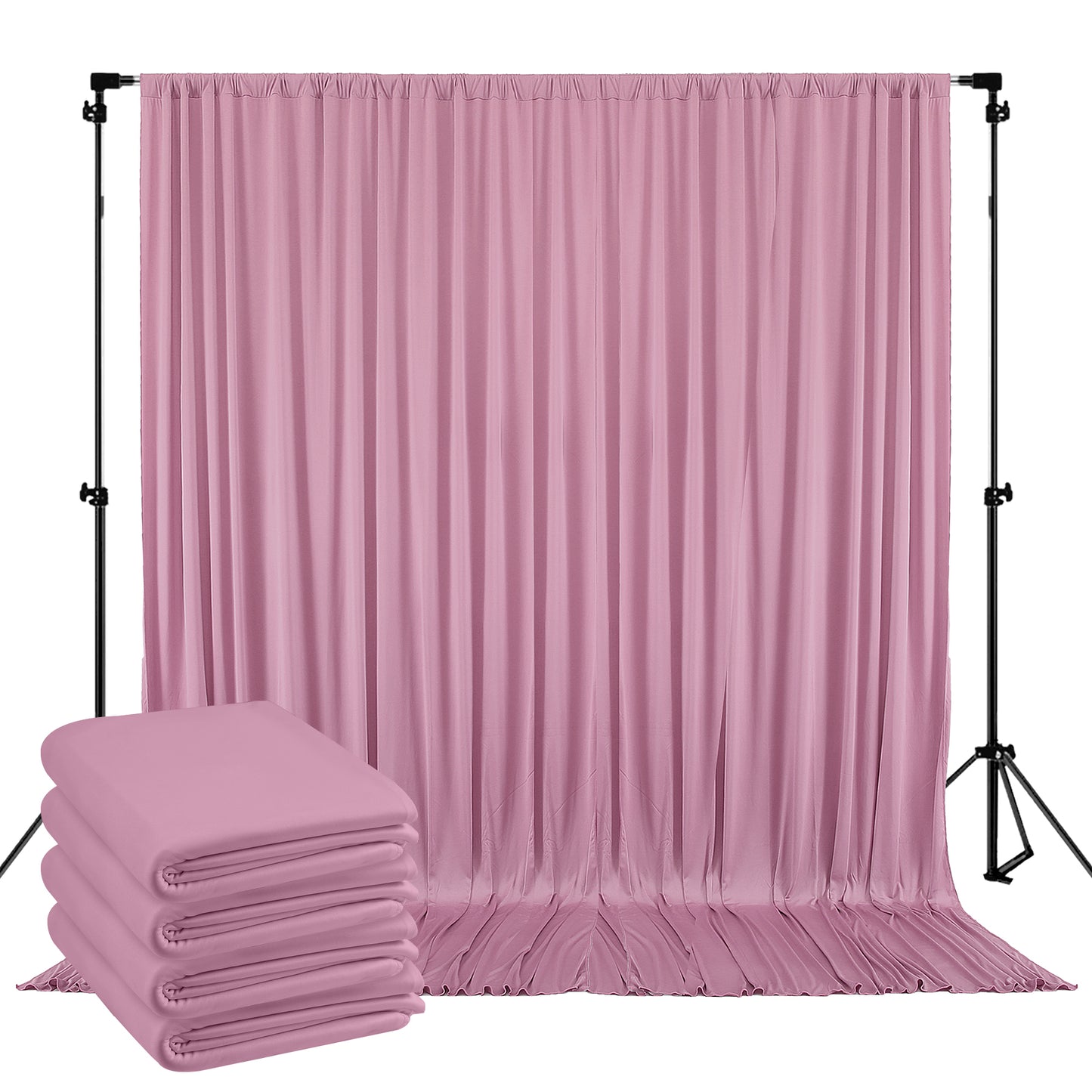 10ft x 10ft Wrinkle Free Backdrop Curtain