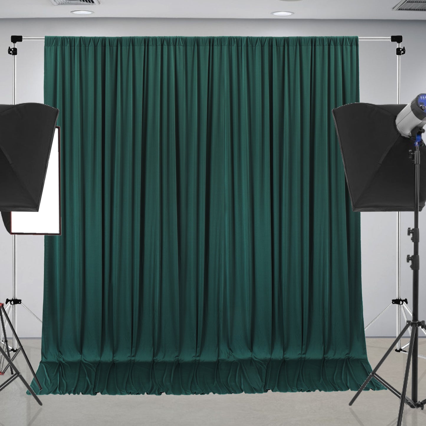 10ft x 10ft Wrinkle Free Backdrop Curtain