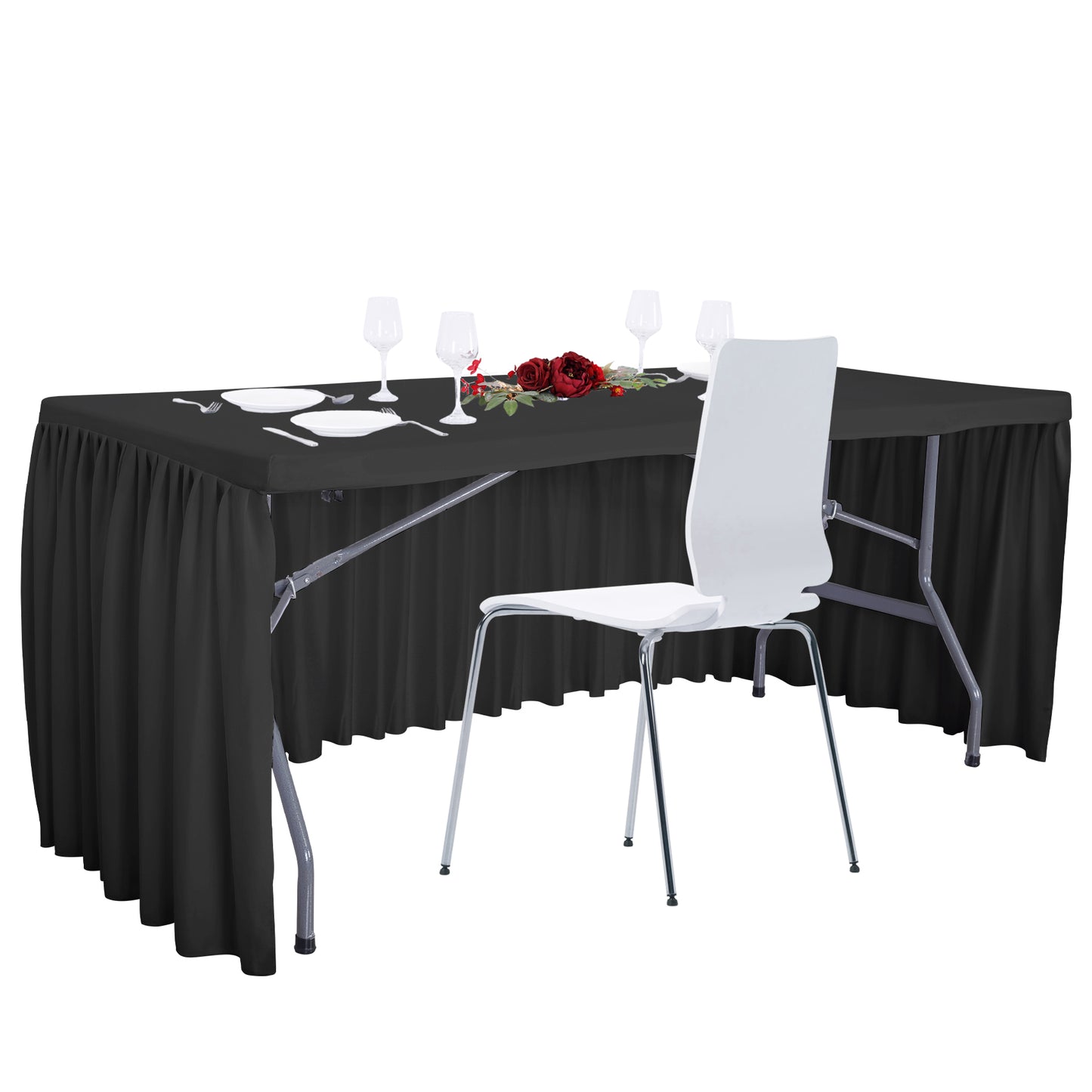 Tablecloth with skirt