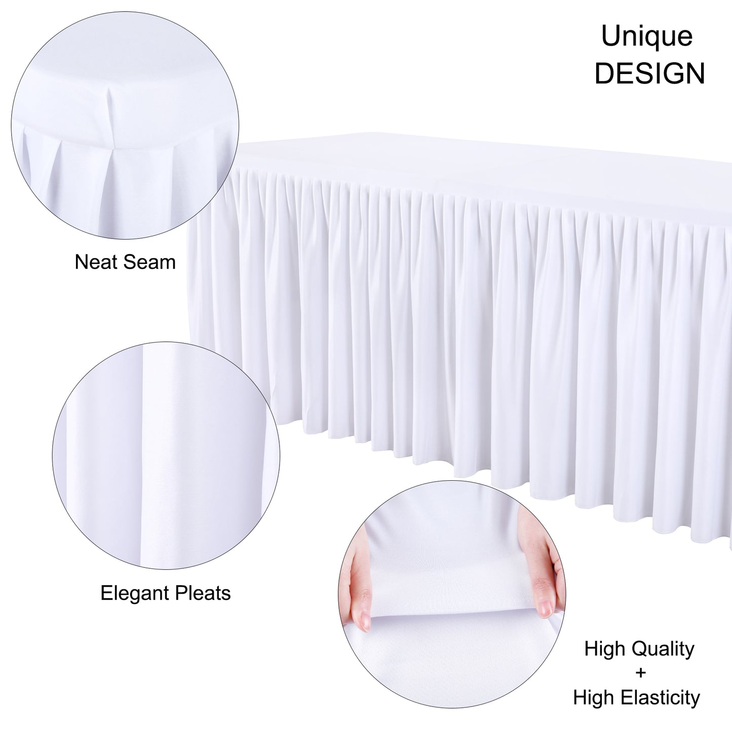 Tablecloth with skirt