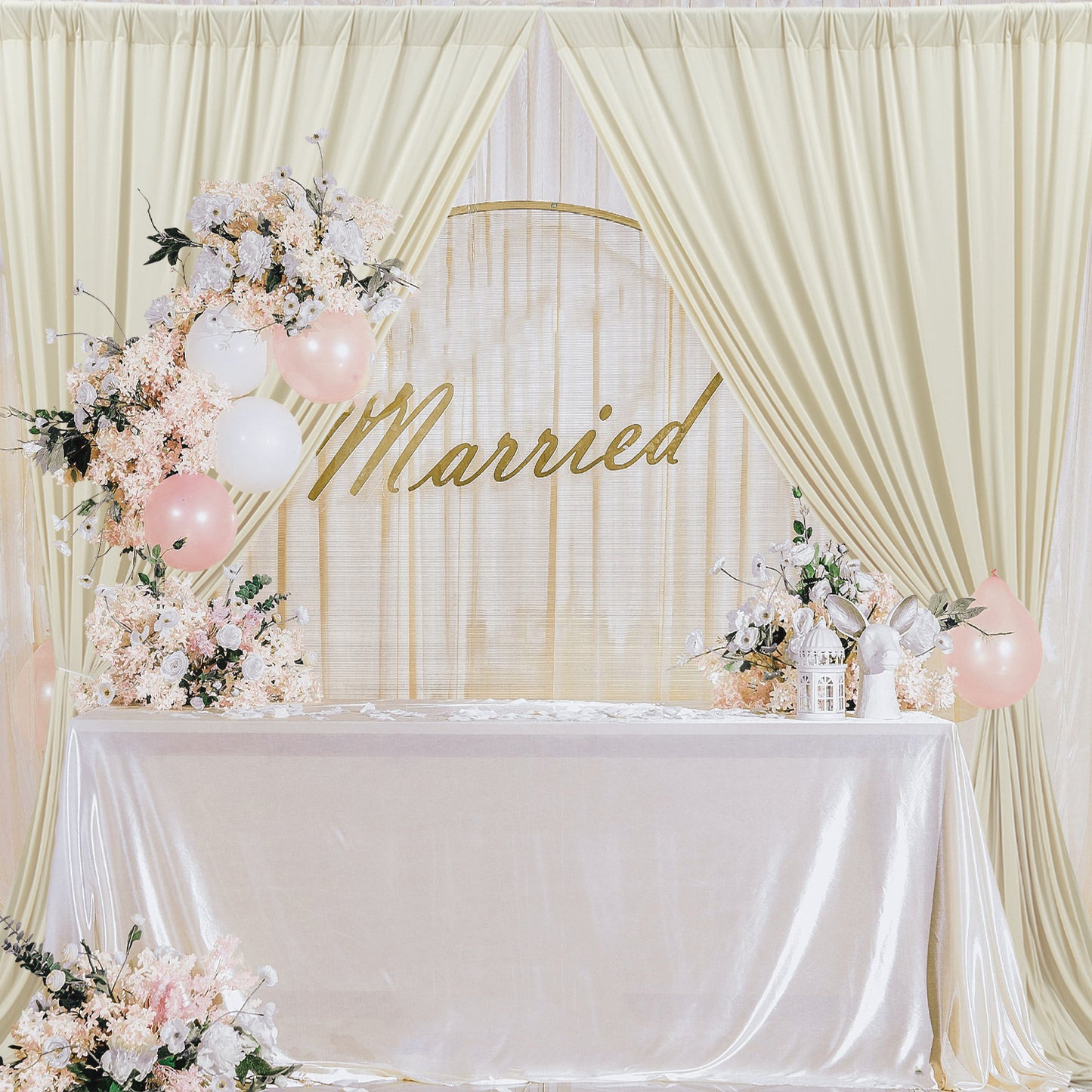 10ft x 10ft Wrinkle Free Backdrop Curtain