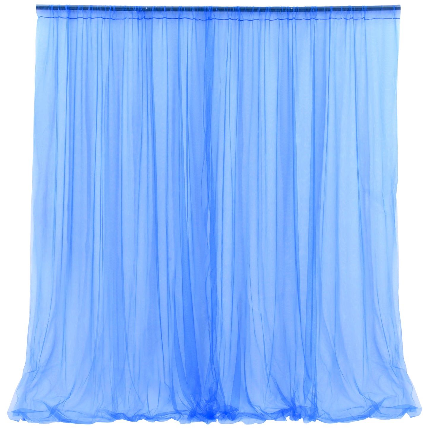 Sheer tulle backdrop