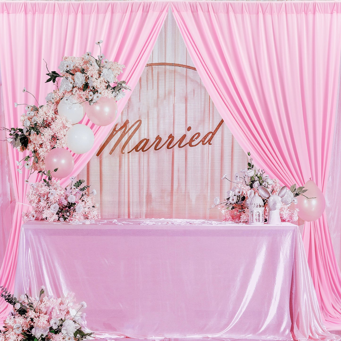 10ft x 10ft Wrinkle Free Backdrop Curtain