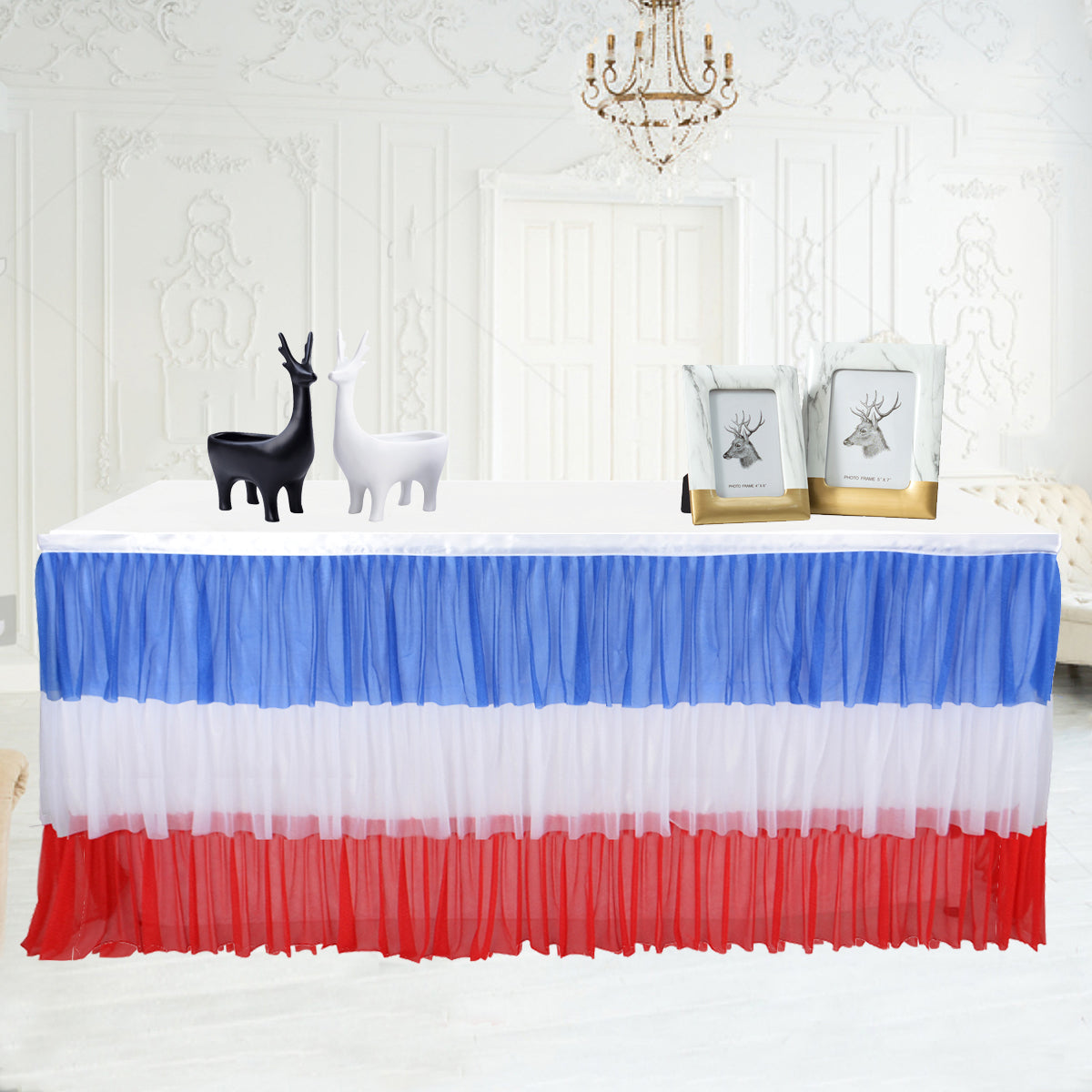 Independence Day Table Skirt