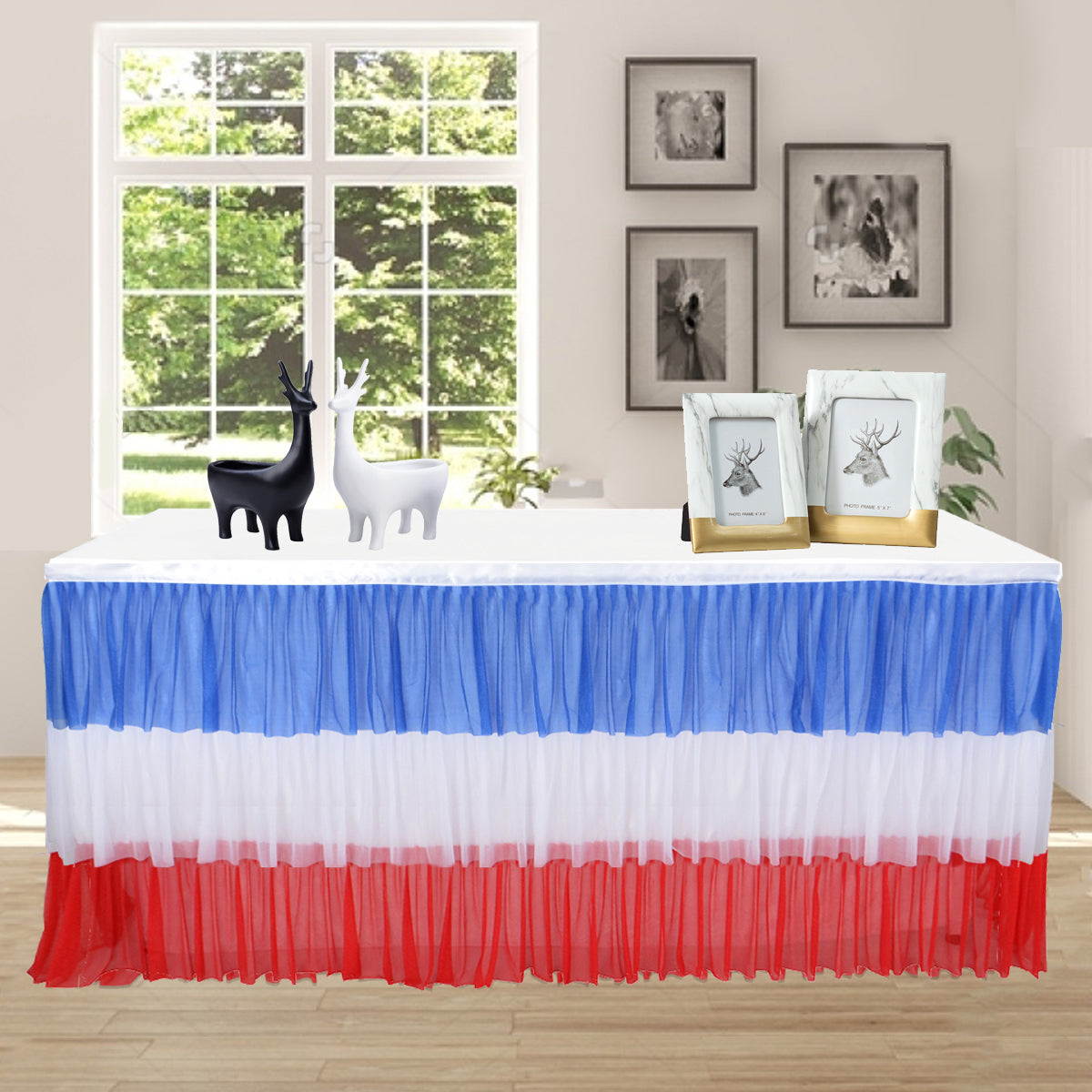 Independence Day Table Skirt