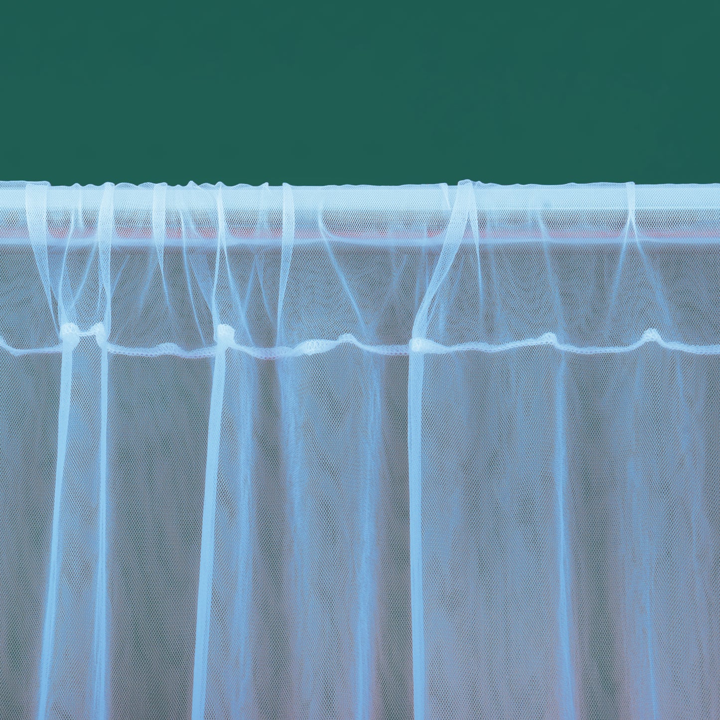 Sheer tulle backdrop