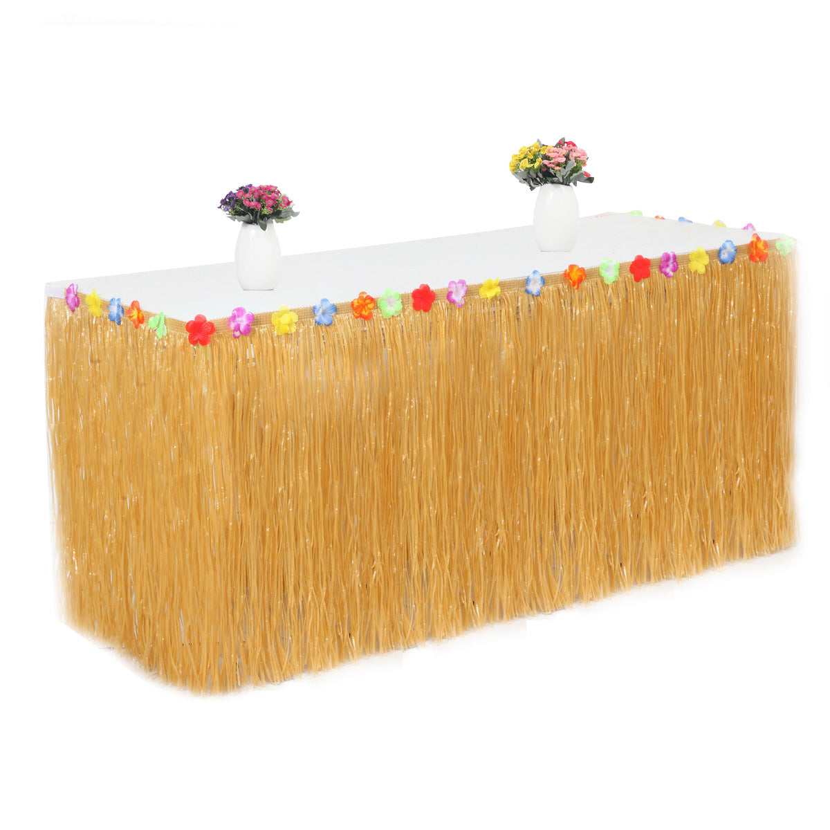 9ft Luau Grass Table Skirt